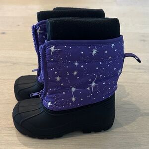 Dream Pairs Purple Star Snow Boots